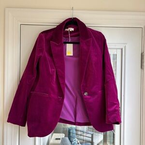 NWT Boden Velvet Blazer